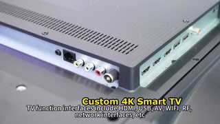 frameless 4K smart internet-enabled digital TV