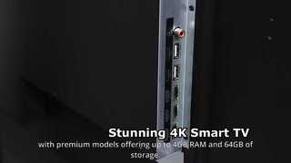 100-inch large-screen 4K smart explosion-proof tempered glass TV